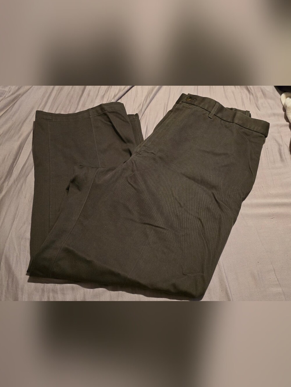 Haggar Adjustable Wasit Brown Dress Pants